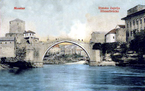 Stari most – visok vodostaj 1900-ih